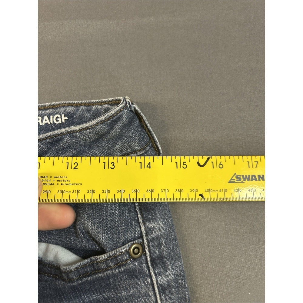SONOMA Goods For Life‎ Jeans Womens Blue Size 4 Wash Mid Rise Straight Stretch - Picture 8 of 13